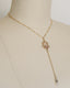 Heavenly Drop Lariat Necklace