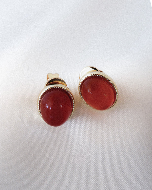 Charline Carnelian Earrings