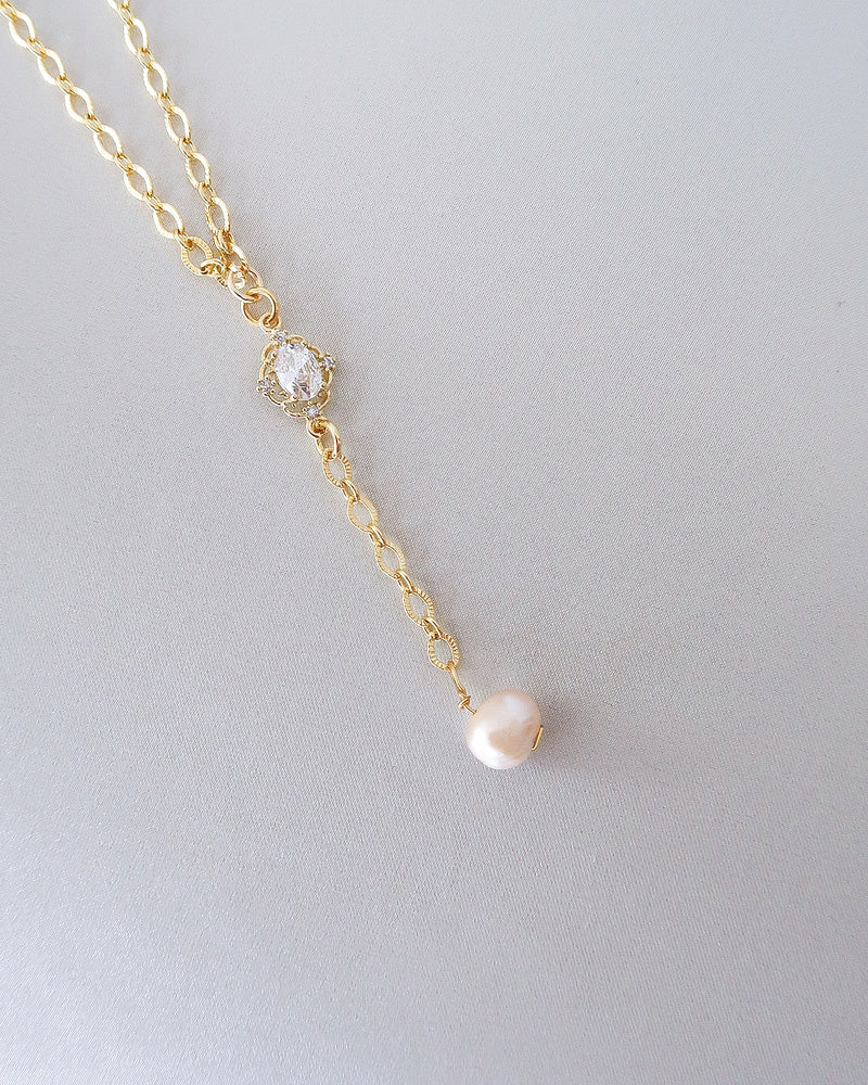 Esmeralda Lariat Necklace