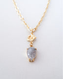 Elsie Grey Agate Necklace