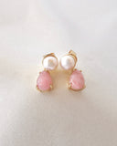 Elowen Pearl & Rose Studs