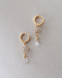 Art Deco Hoop Earrings
