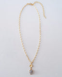Elsie Grey Agate Necklace
