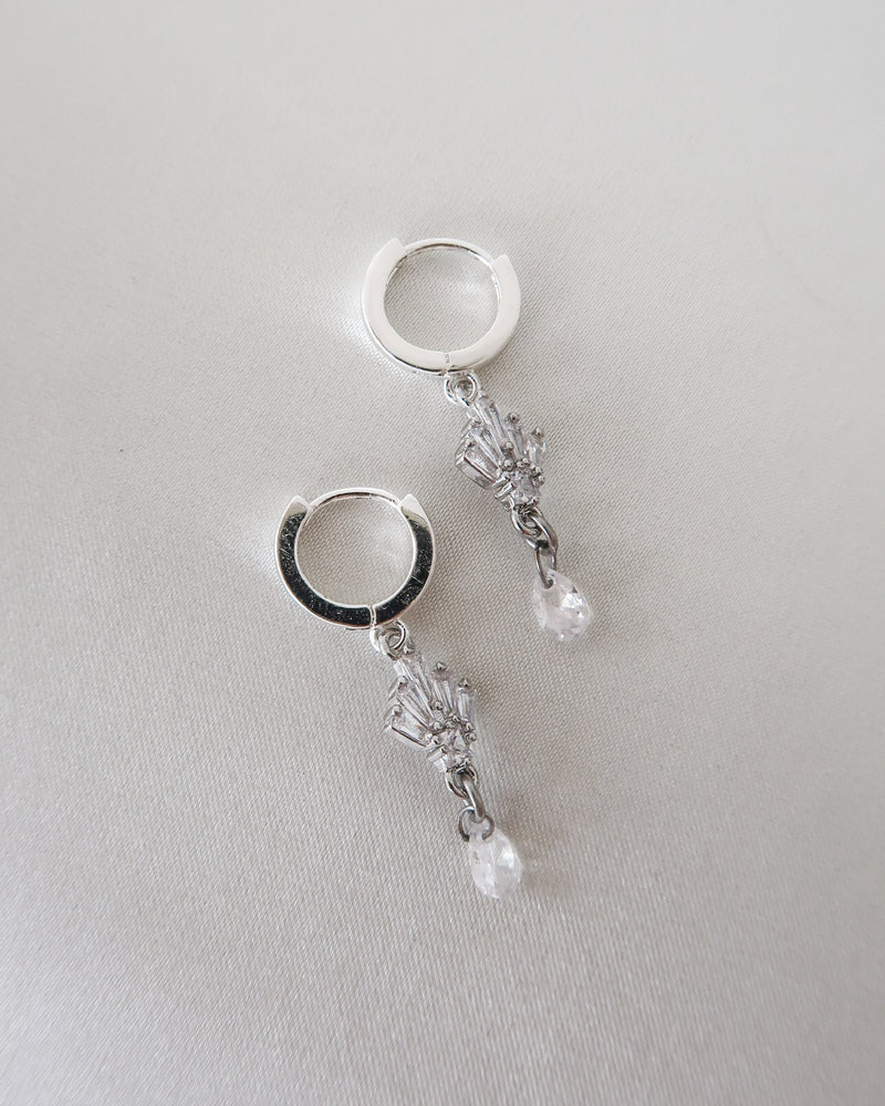 Art Deco Hoop Earrings