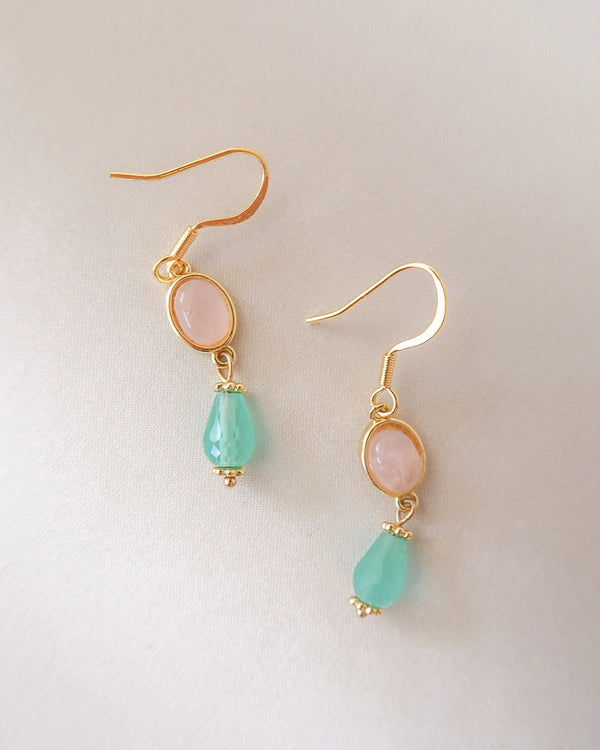 Eden Rose Quartz Earrings