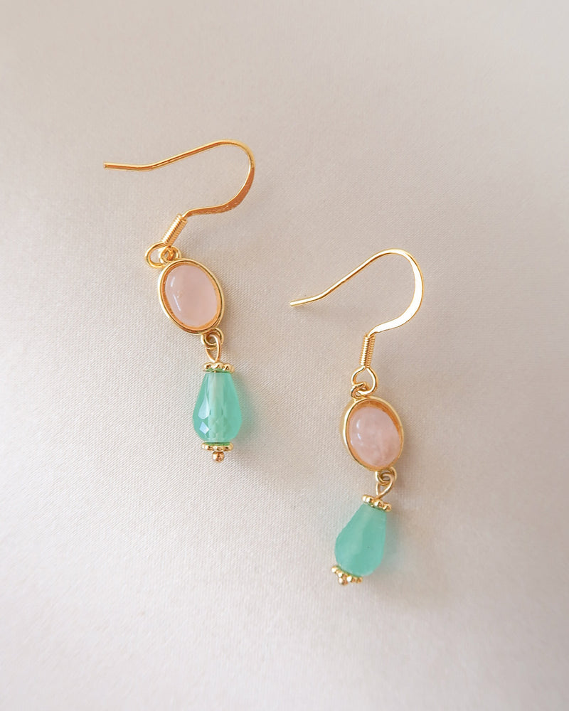 Eden Rose Quartz Earrings