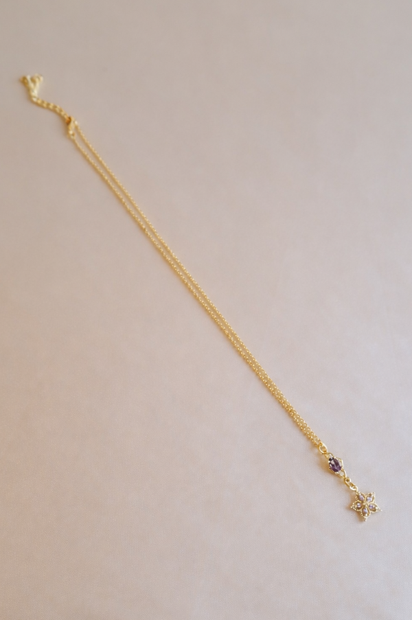 Violet Bloom Necklace