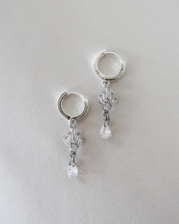 Art Deco Hoop Earrings