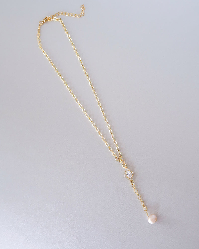Esmeralda Lariat Necklace