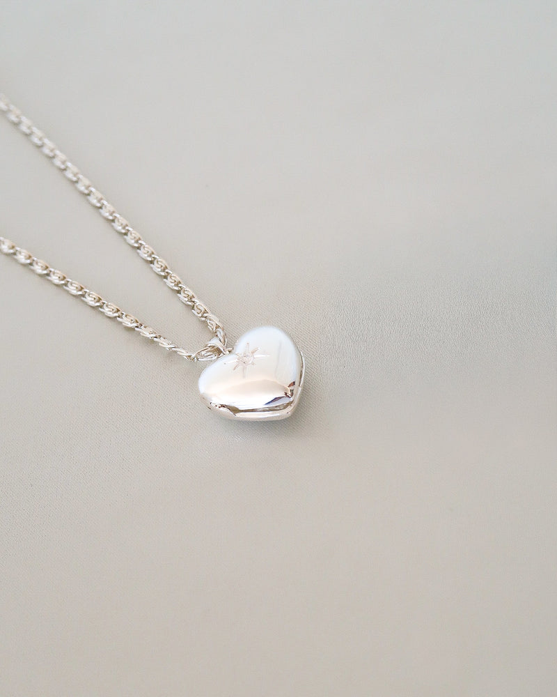 Essie Heart Locket Necklace