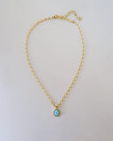 Azalea Amazonite Oval Necklace