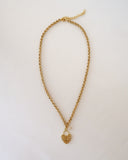 Victoria Heart Lock Necklace