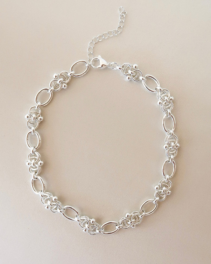 Aurelia Sculptural Link Choker