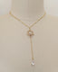 Heavenly Drop Lariat Necklace