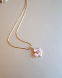 Amoret Opal Flower Necklace