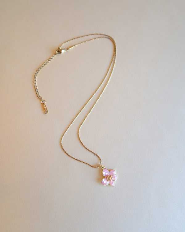 Amoret Opal Flower Necklace