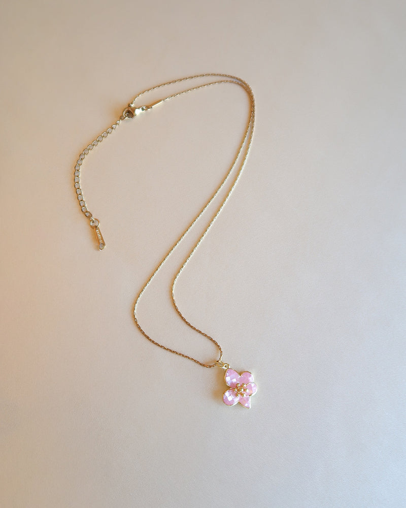 Amoret Opal Flower Necklace