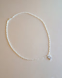 Neus Emerald-Cut Crystal Necklace