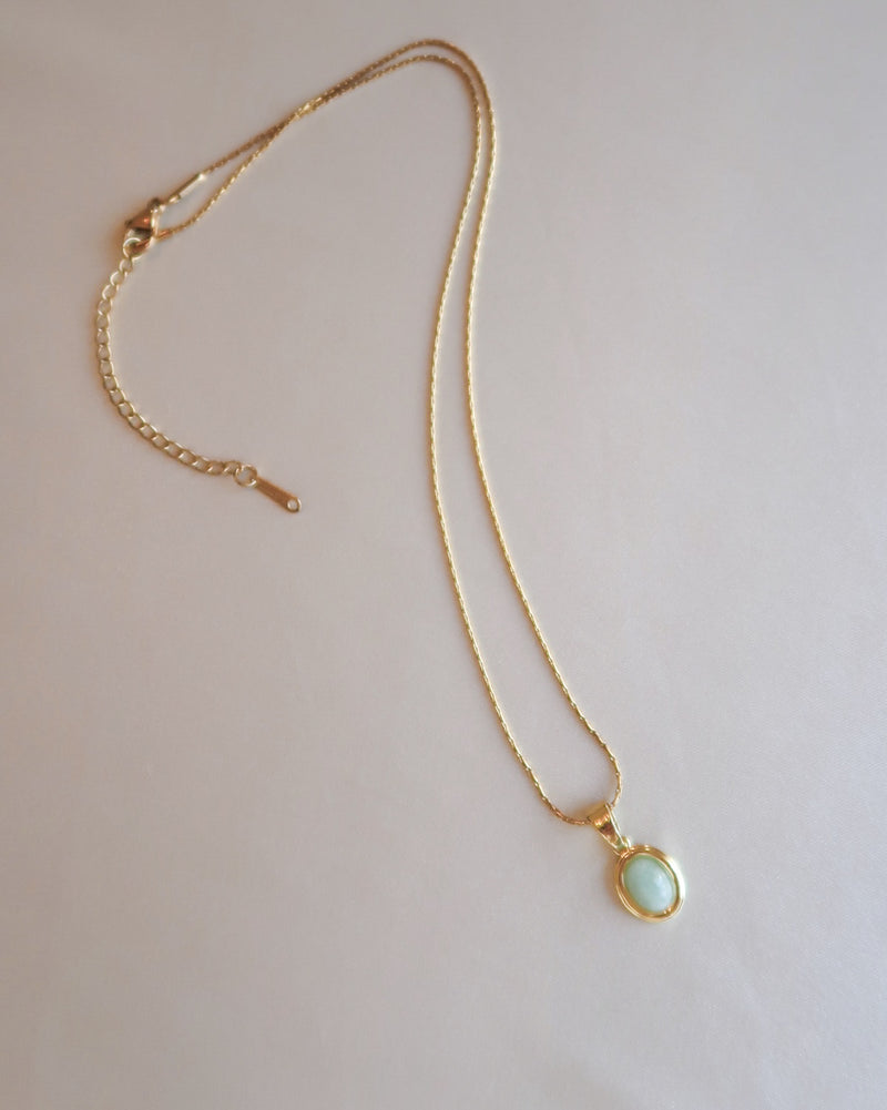 Seraphina Green Kyanite Necklace