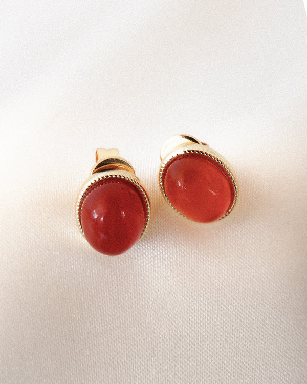 Charline Carnelian Earrings