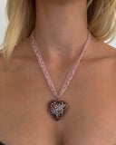 Secret Garden Heart Necklace