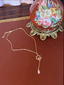 Lucienne Drop Lariat Necklace